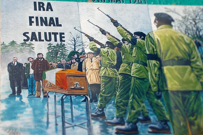 1 Hour Express Belfast Taxi/Cab Tour History, Murals, Troubles - Shankill Road murals: looking at the other side with care