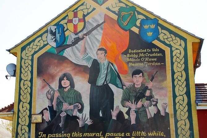 2 Hour Private Belfast Taxi Cab Tour of Troubles & Peace walls - Falls Road Library: Bobby Sands mural and why hunger strikes mattered