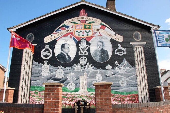 2 Hours Republican & Loyalist Mural Black Taxi Tour from Belfast - Shankill Road walk: Loyalist murals, UVF-UFF context, and a tougher kind of listening