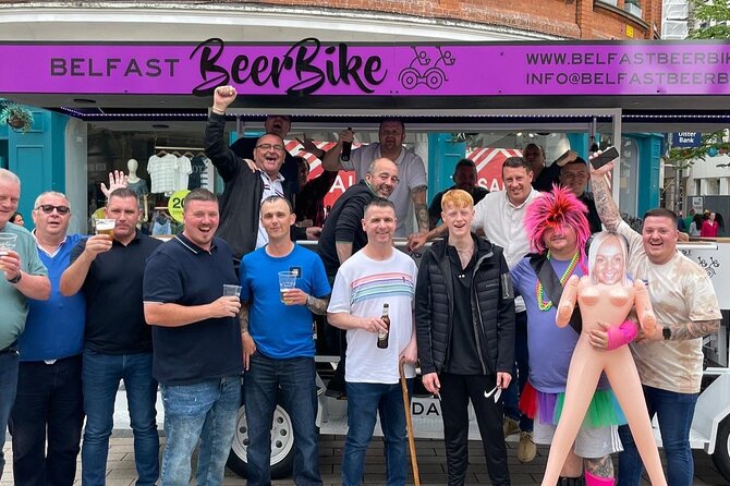 Belfast Beer Bike tours - Meeting point on Rosemary Street, and how the ride starts
