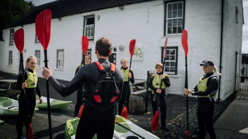 Belfast: Paddle & Play Kayak Experience - Mourne Mountains from the water, plus a UNESCO Geopark setting