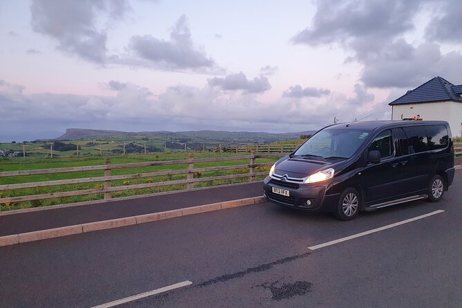 Belfast to Dublin Airport Private Transport up to 8 passengers - The vehicle and seating comfort: what you can expect