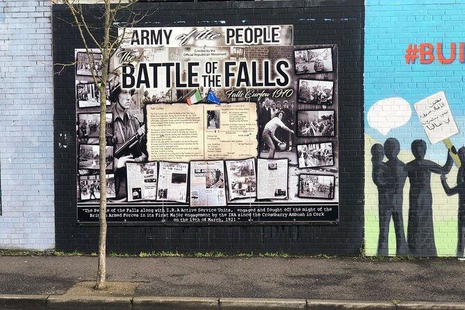 Black Taxi Tour of Belfast – Politics, Murals peace walls Tour - Peace Walls: The Part You Really Can’t Fake