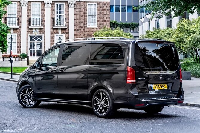 CO2-Offset |Departure Belfast to BHD or BFS Airport by Luxury Van - Mercedes V-Class Comfort, Built for Real Airport Luggage