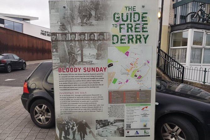 Derry City: The Bloody Sunday Story - Walking Tour - Mapping the 90 minutes: Free Derry Corner first