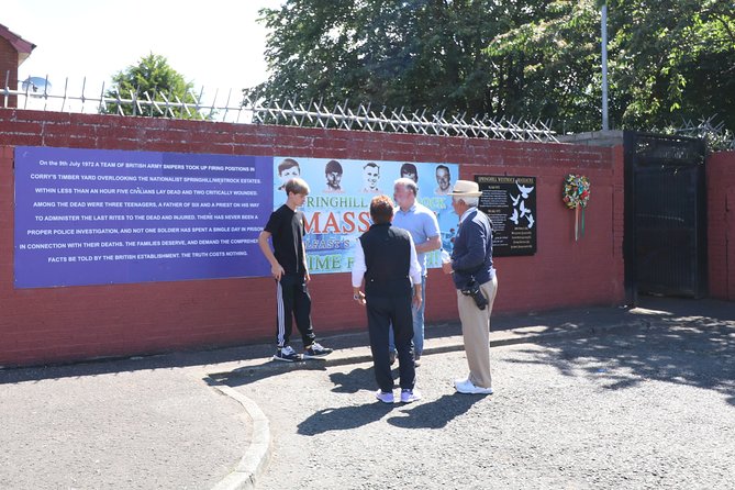 Falls road Murals Walking Tour with former prisoners - Meeting at Divis Tower and walking the key mural corridor