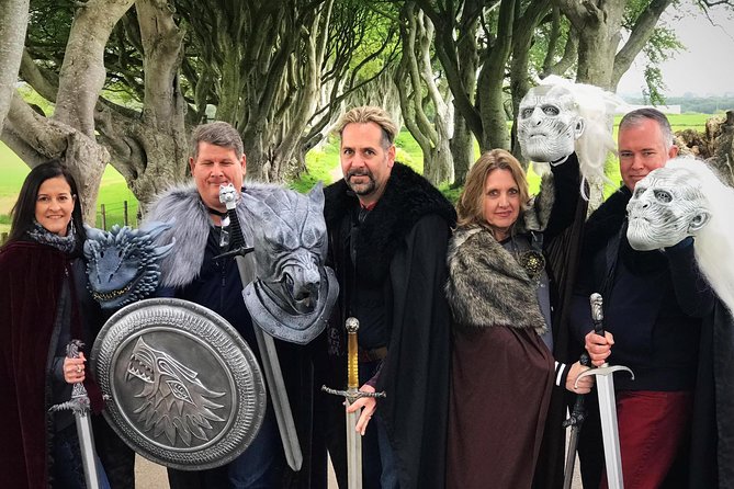 Game of thrones -Giants causeway luxury tour 9 hrs 25 locations - Steeson Jewellers and the Sansa crown moment