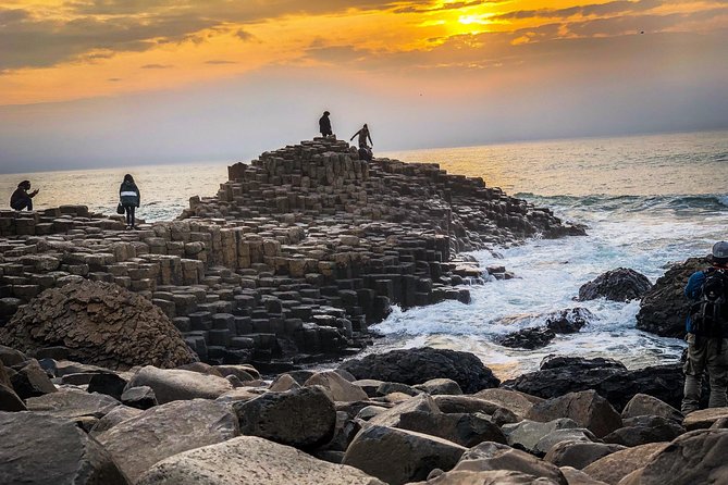 Giants Causeway Tour from Belfast + FREE Belfast Mural Tour - Carrick-a-Rede rope bridge: the thrill stop, wind included