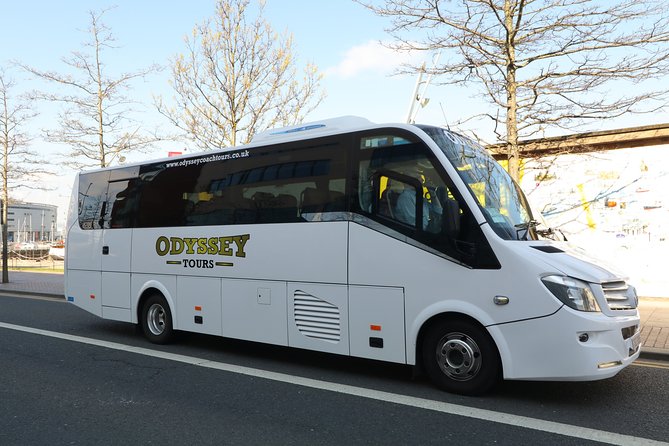 Guided Day Tour of Giant's Causeway from Belfast by Comfortable Coach - Carnlough and the Dark Hedges, with Game of Thrones energy (and limits)