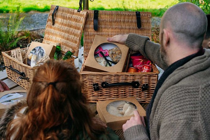 Guided Scenic Alpaca Trekking Experience Northern Ireland - The coffee trailer and island picnic stop