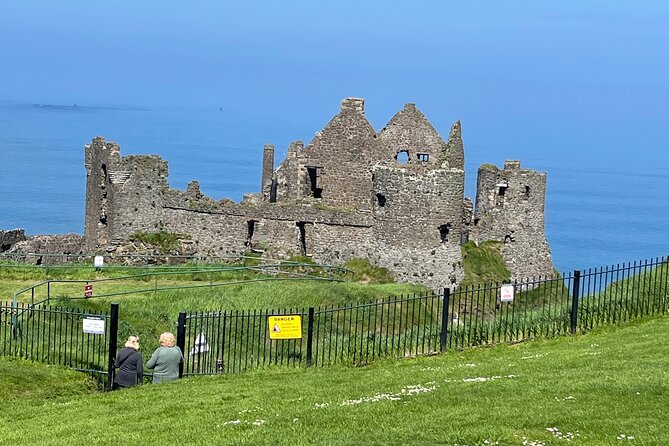 Luxury Tour of Giants Causeway from Belfast - Dunluce Castle Ruins on a High Cliff, With Weather in Mind