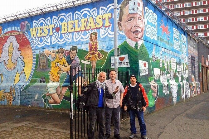 N0 1 Belfast black cab Irish and British mural 2hr private tour - Clonard Monastery and the secret peace talks, including the M15 bugging story