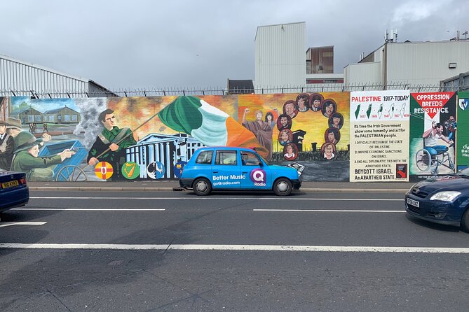 Original Drivers Belfast Taxi/Cab Tour 2 hour private adventure - Bobby Sands mural, where your guide connects the political dots