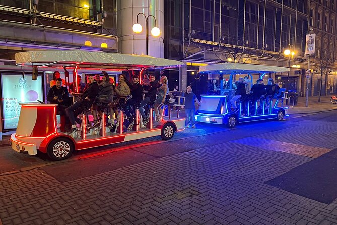 Party Bike Tour of Belfast - Cathedral Quarter orientation, from Royal Avenue to the Half Bap