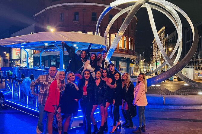 Party Bike Tour of Belfast - The Albert Memorial Clock, Queen’s Square, and Belfast’s instant landmark