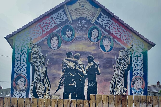 Private Belfast Troubles Cab Tour Adventure 2hrs Personal Guide - St Peter’s Cathedral and the old stone landmarks of memory