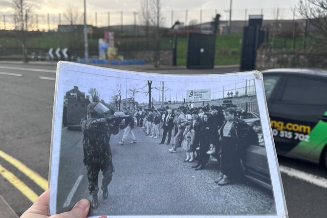 The Troubles and iconic award winning taxi 2hr private cab tour - Shankill Road, Loyalist murals and why this street still matters