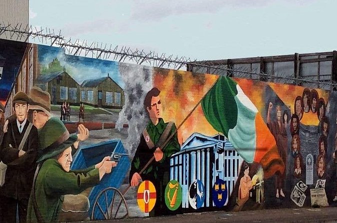 The Troubles Tour- Two Stories, One Journey - Nightly closing gates, then the 14m Peace Wall where you leave a mark